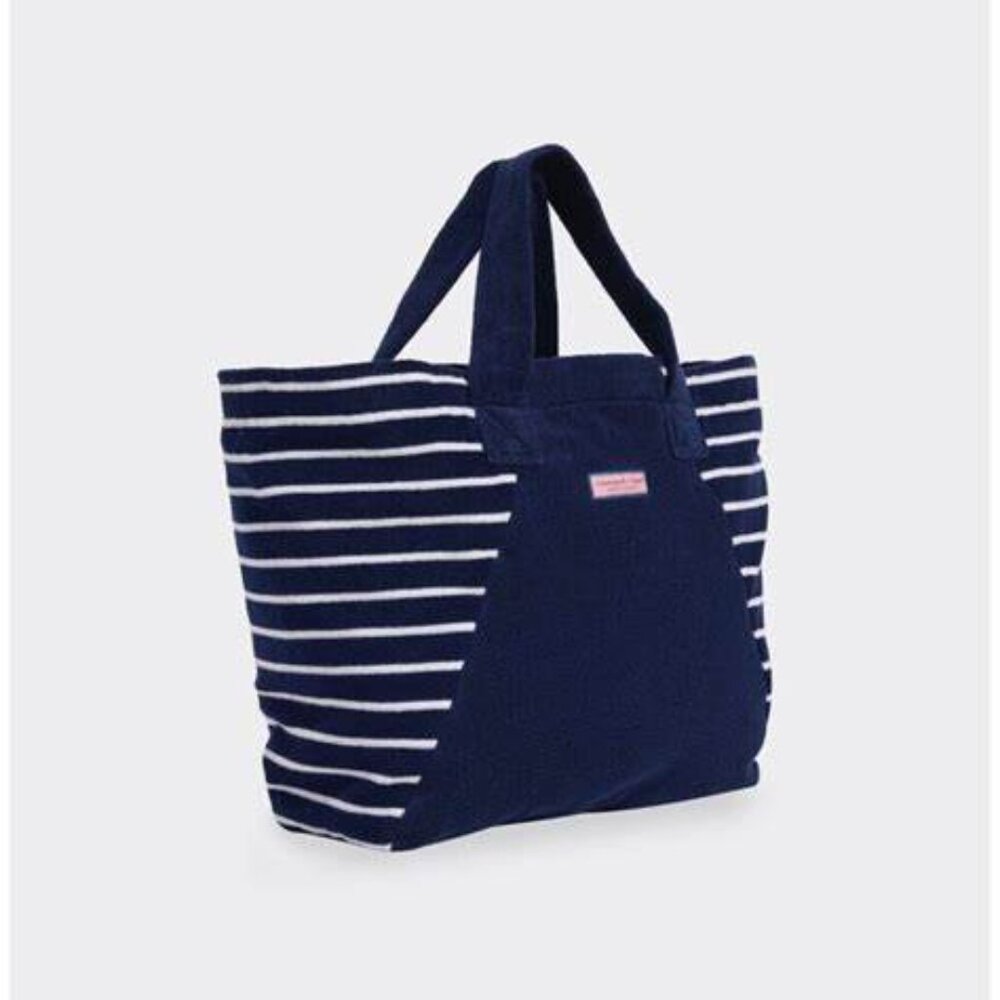 Vineyard Vines $148 Deep Bay Terry Towel Beach Bag NWT! - Picture 4 of 6